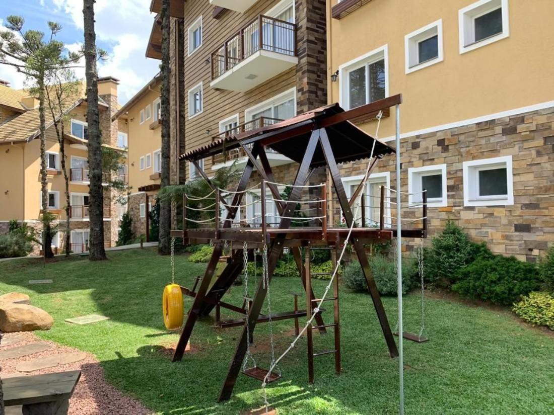 Apto 103 B,2, Proximo A Museus E Restaurantes, Condominio Com Piscina Aquecida. Gramado Esterno foto