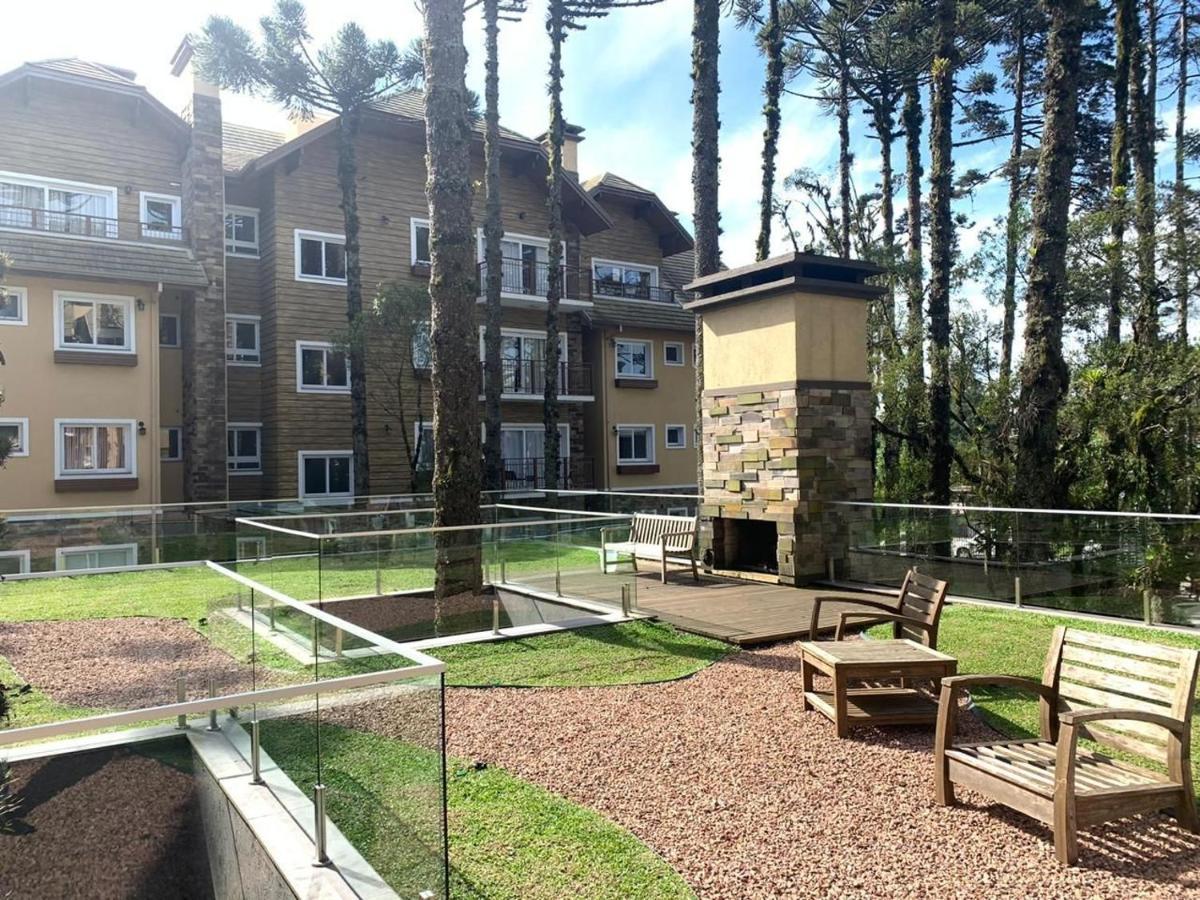 Apto 103 B,2, Proximo A Museus E Restaurantes, Condominio Com Piscina Aquecida. Gramado Esterno foto